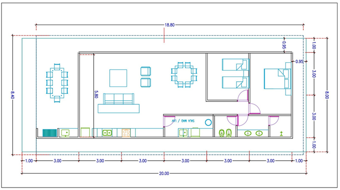 🏠 Vivienda sobre Pilotes con Panel T101 Aislado